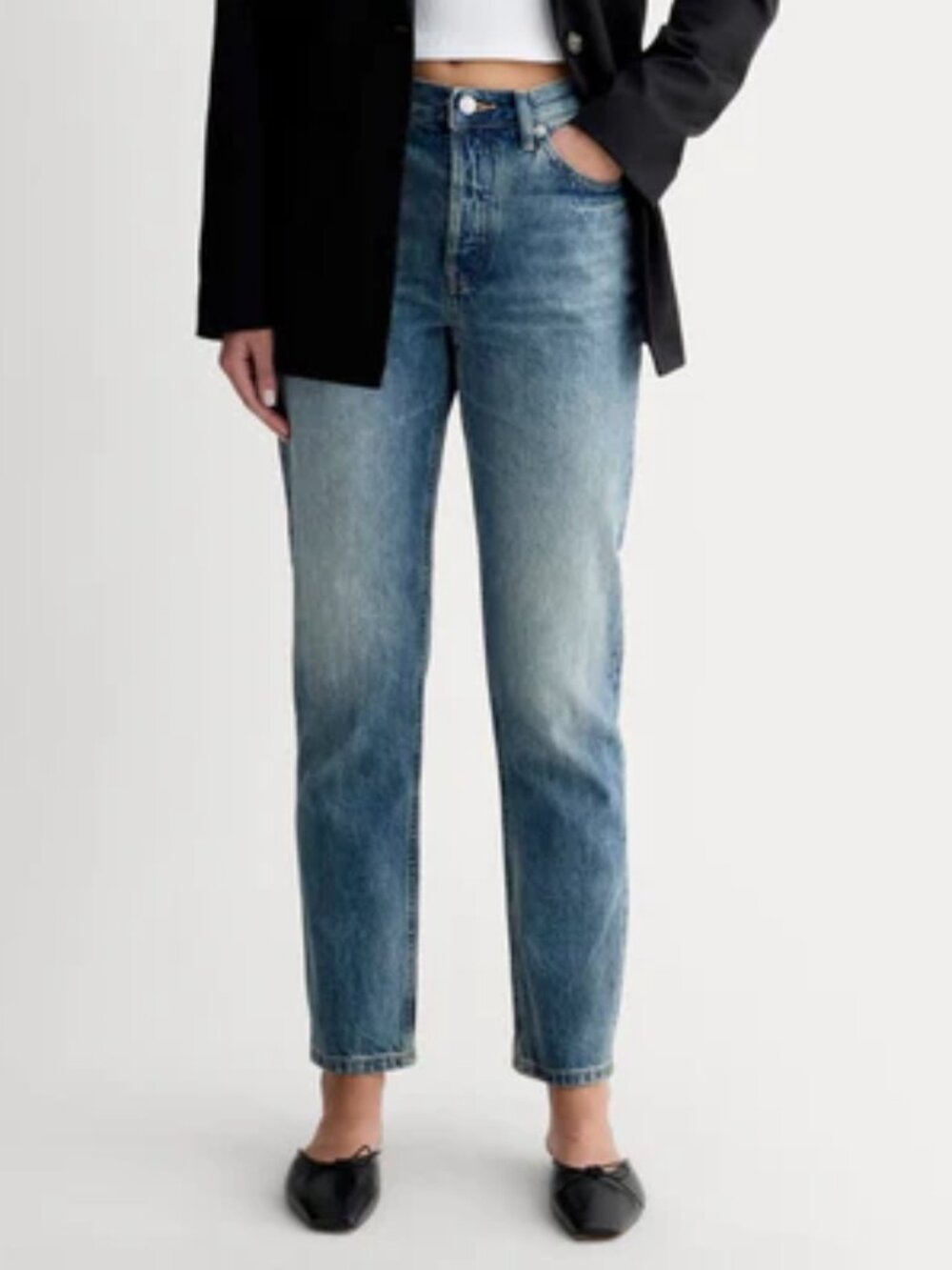 Everlane ’90s Cheeky Jean Vintage Mid Blue Size 25
